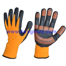 15gauge Nylon/Spandex Liner, Nitrile Coating, Micro-Foam, Color Dots Work Glove